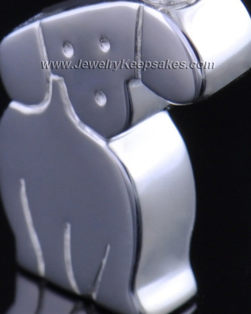 Sterling Silver Cremation Urn Pet Necklace Best Friend Dog