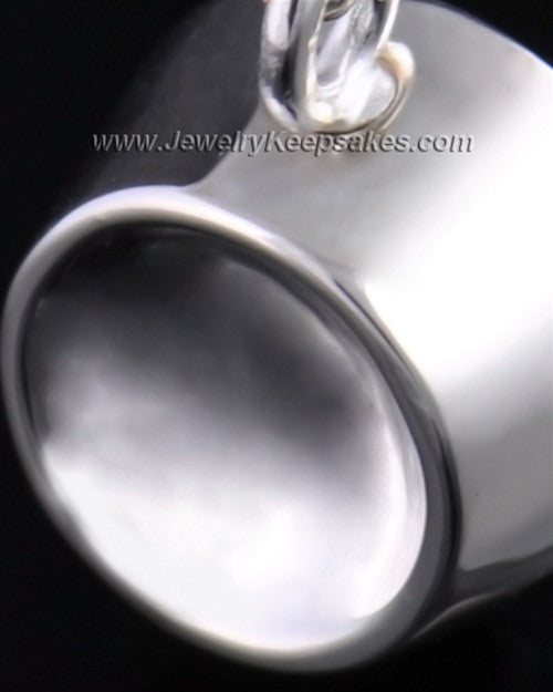 Pet Memorial Locket Sterling Silver Dish