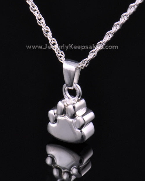 Pet Memorial Jewelry Sterling Silver Paw