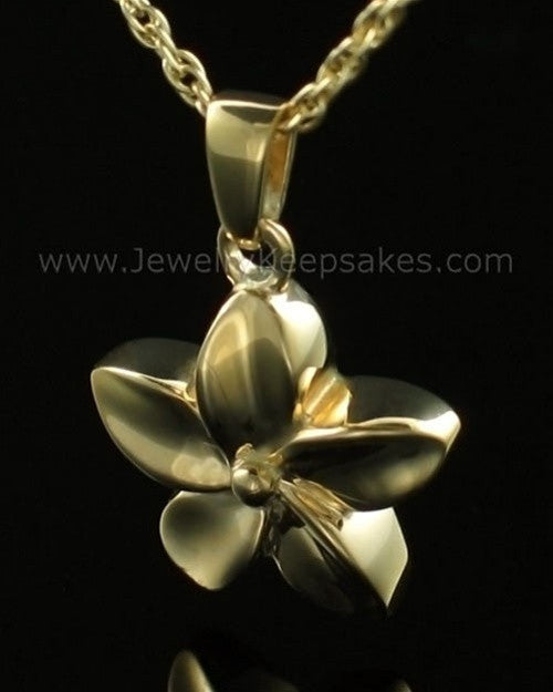Keepsake Pendant Gold Plated Flower