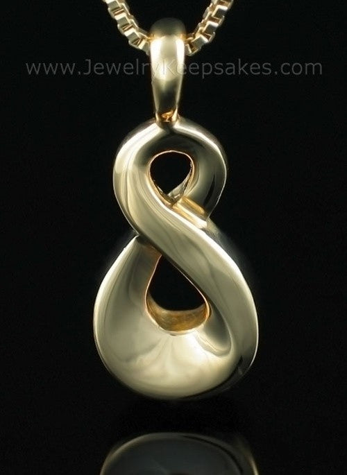 Ash Pendant Gold Vermeil Infinity