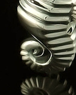 Remembrance Pendant 14 Karat White Gold Seahorse