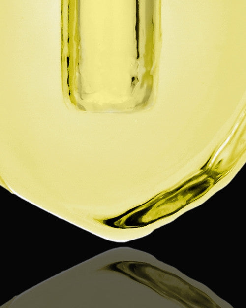Cremains Jewelry Soft Yellow Teardrop Glass Locket