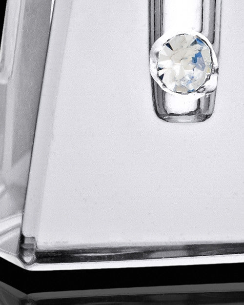 Cremation Locket Clear Reverence Glass Locket