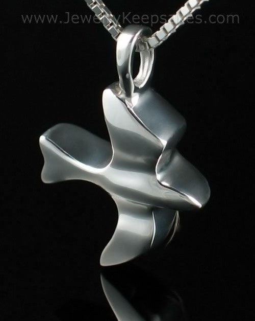 Cremains Pendant Sterling Silver Dove