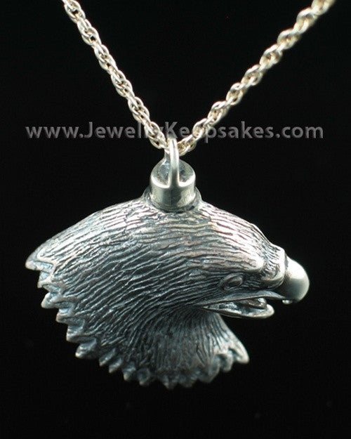 Cremation Locket Sterling Silver Eagle