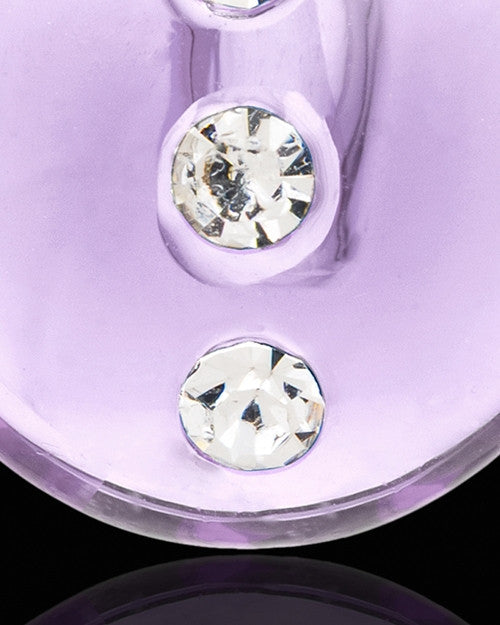 Cremation Jewelry Lavender Security Glass Locket