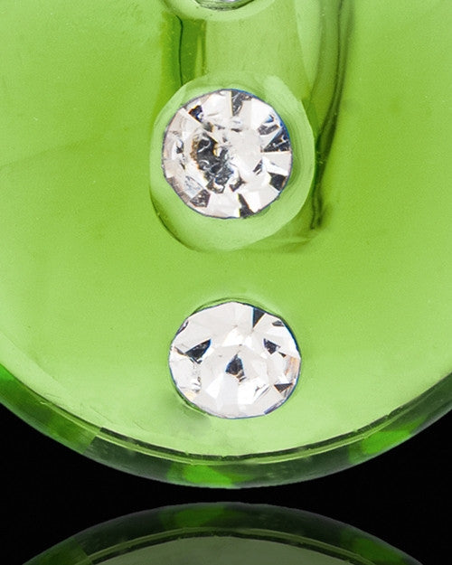 Jewelry Urn Green Security Glass Locket
