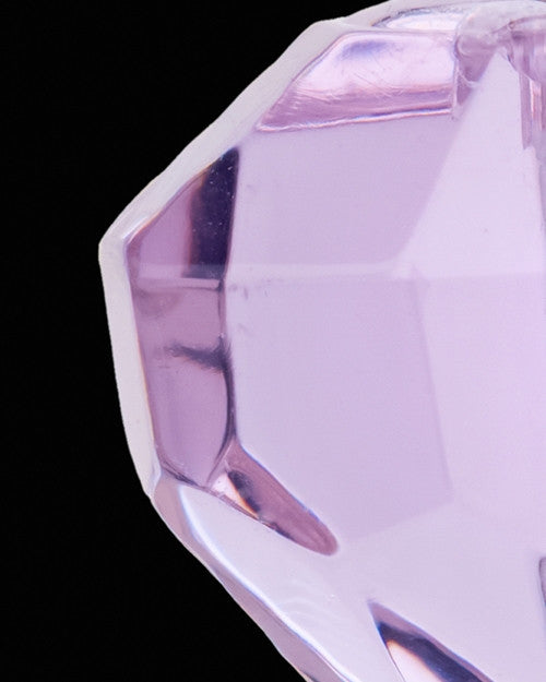 Cremation Pendant Violet Teardrop Glass Locket
