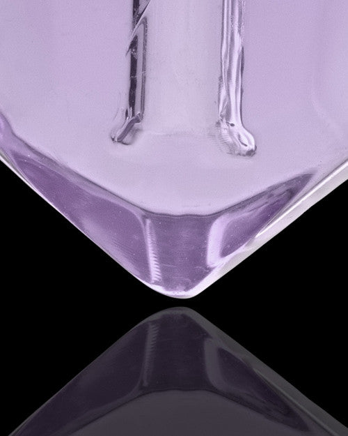 Urn Necklace Lavender Tiny Tear Glass Locket
