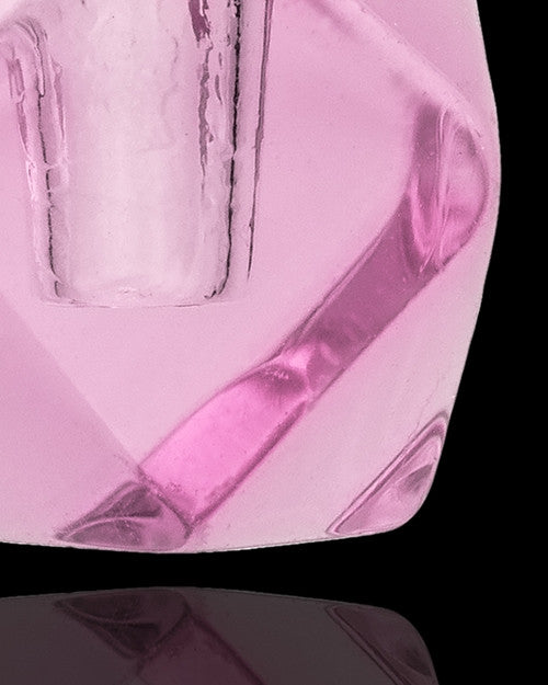 Urn Necklace Pink Cubes Glass Locket