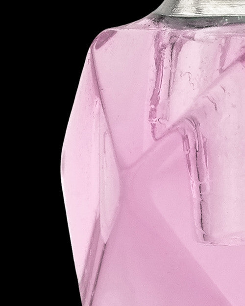 Urn Necklace Pink Cubes Glass Locket