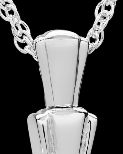 Cremation Ash Jewelry Antique Sterling Silver Plated Wrapped Cross