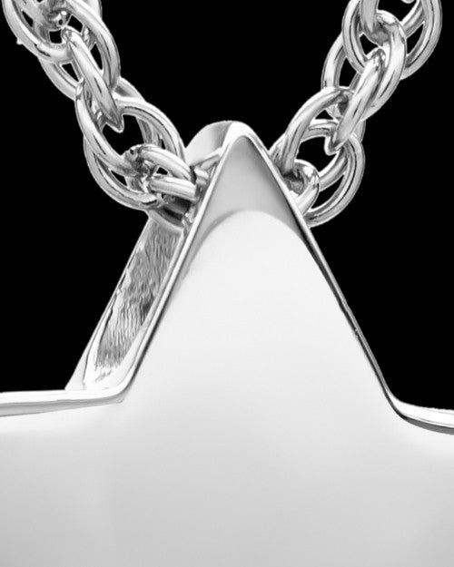 Cremation Charm Sterling Silver Sliding Star Keepsake