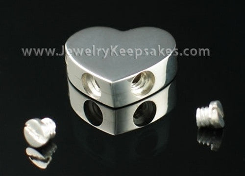 2 Person Sliding Sterling Heart