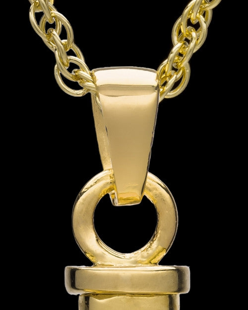 Memorial Pendant 14K Gold Plated Love Filigree Heart