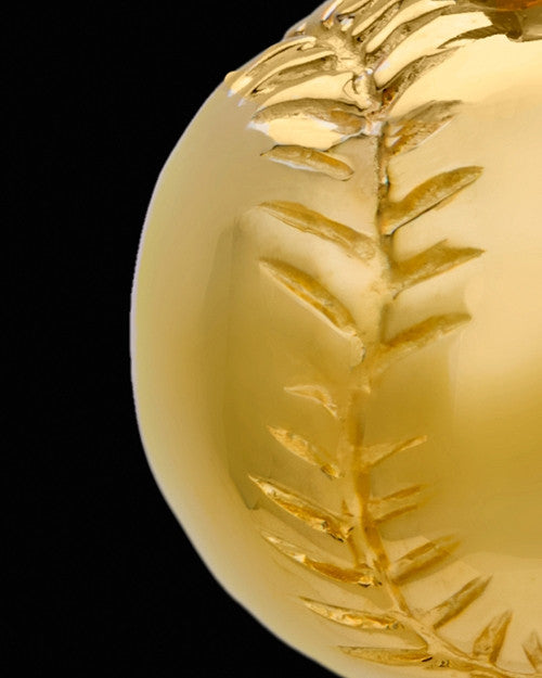 Necklace Urn Gold Vermeil Baseball