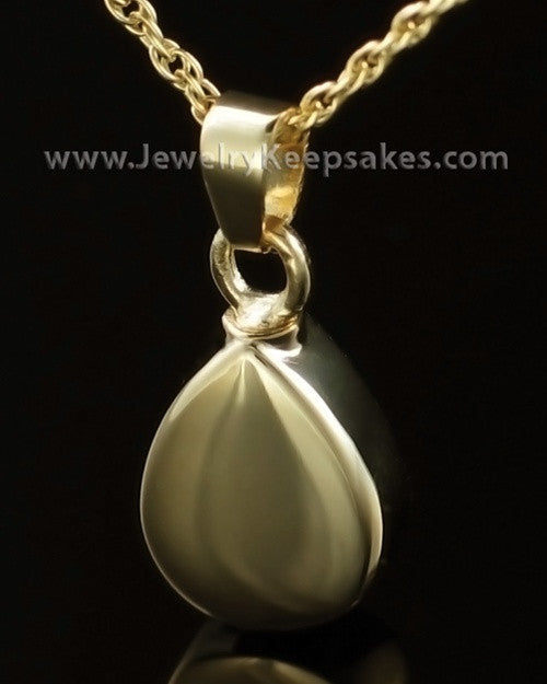 Pendant Keepsake Gold Plated Teardrop