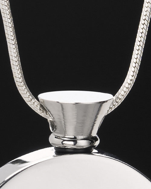 Stainless Steel Abounding Circle Ash Pendant