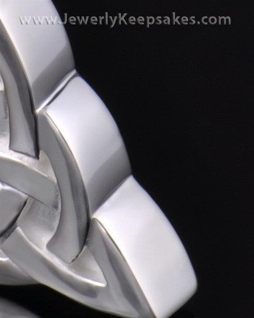 Remembrance Pendant Sterling Silver Celtic Triangle Keepsake