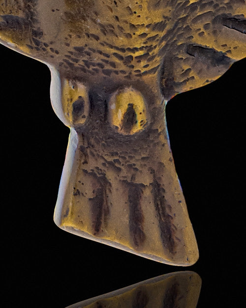Ash Pendant Brass Bird of Night Keepsake