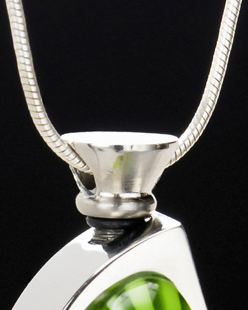 Stainless Steel Evergreen Enchantment Keepsake Pendant