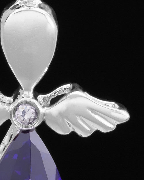 Silver Plated Angelic Symphony Cremation Urn Pendant
