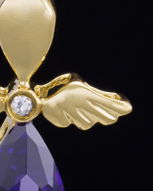 Gold Plated Angelic Symphony Cremation Urn Pendant