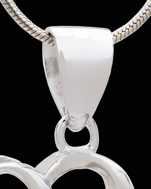 Silver Plated Expressions Cremation Urn Pendant