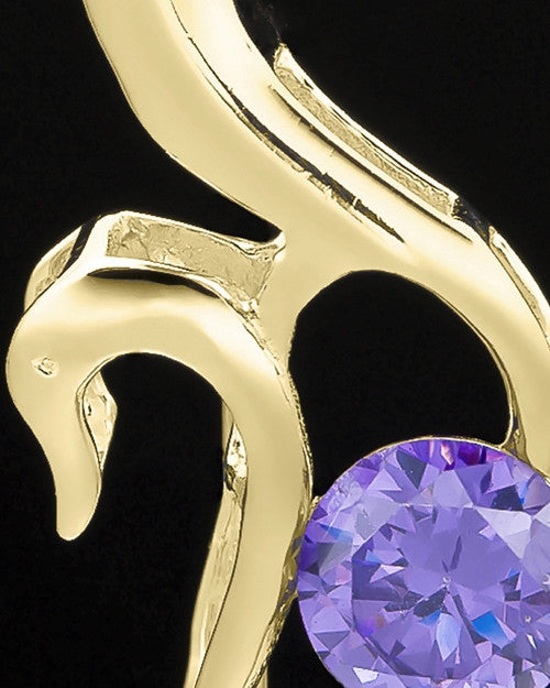Gold Plated Awakening Cremation Urn Pendant