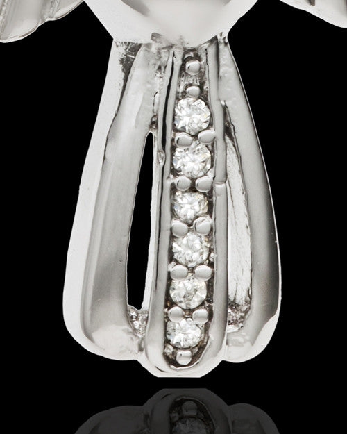 Sterling Silver Heavenly Attendant Cremation Urn Pendant