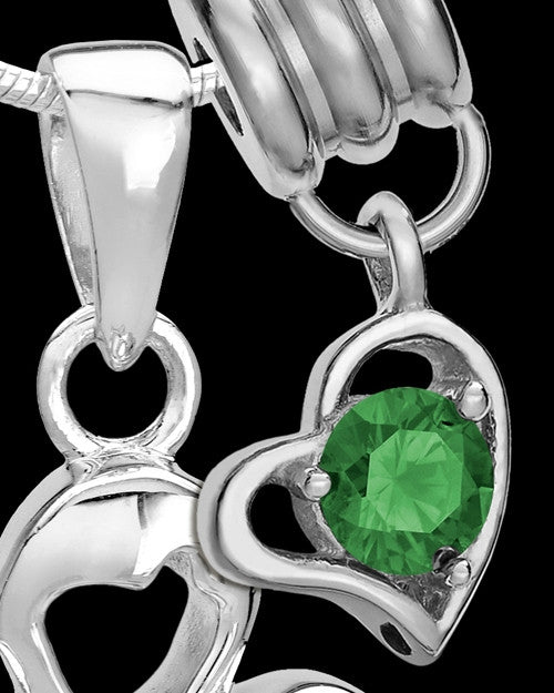 Sterling Silver May Heavenly Attendant Cremation Urn Pendant
