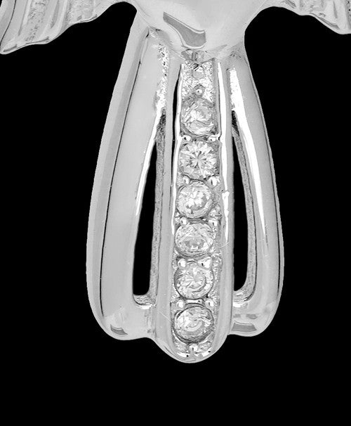 Sterling Silver November Heavenly Attendant Cremation Urn Pendant