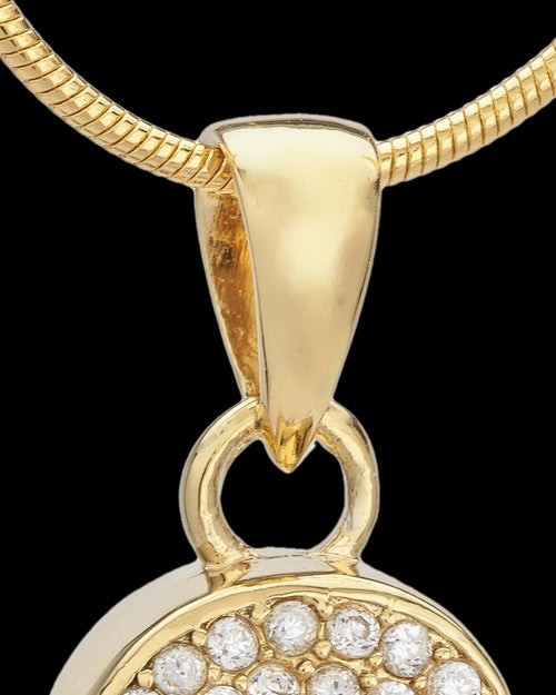 Gold Plated Soaring Spirit Cremation Urn Pendant