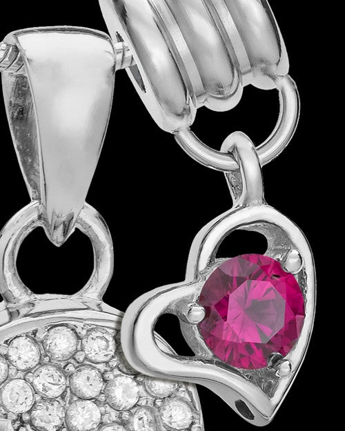 Sterling Silver July Soaring Spirit Cremation Urn Pendant
