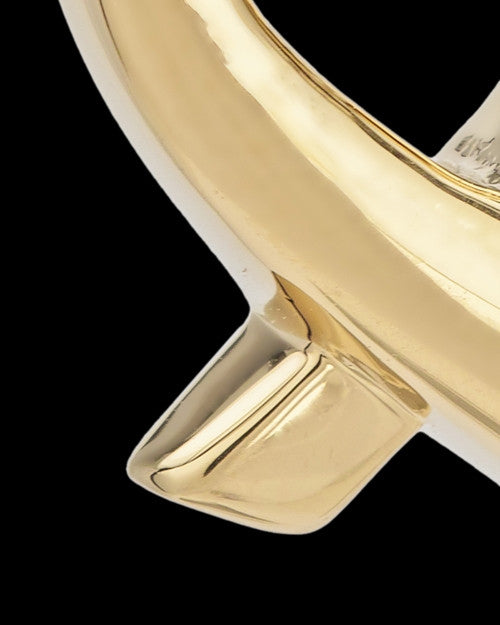 Gold Plated Ribboned Heart Remembrance Urn Pendant