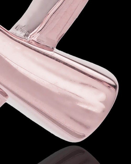 Rose Gold Plated Ribboned Heart Cremation Urn Pendant