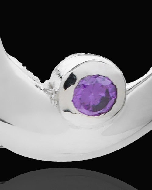 Silver Plated Premiere Round Cremation Urn Pendant
