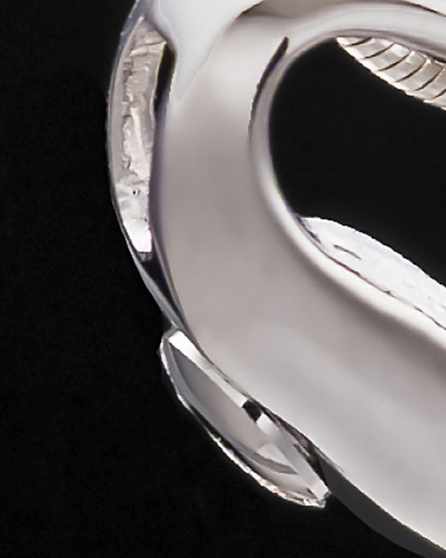 Silver Plated Receptive Heart Cremation Urn Pendant
