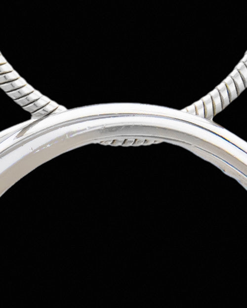 Silver Plated Obedient Round Cremation Urn Pendant