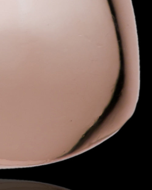 Small Natural Heart Cremation Urn Pendant Rose Gold Plated