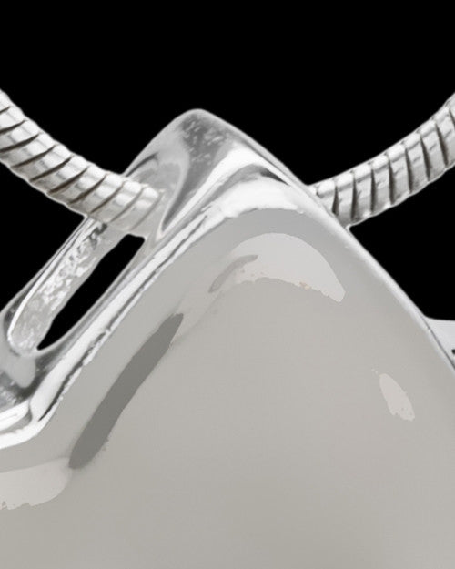 Silver Plated Nirvana Star Cremation Urn Pendant