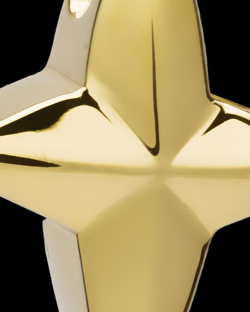 Gold Plated Fancy Cross Urn Pendant