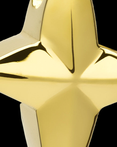 14k Gold Fancy Cross Urn Pendant