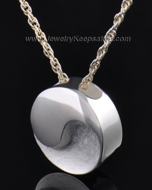 Sterling Silver Paired Round Urn Pendant