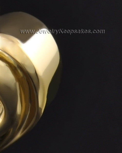 Bond of Love Gold Plated Heart Keepsake