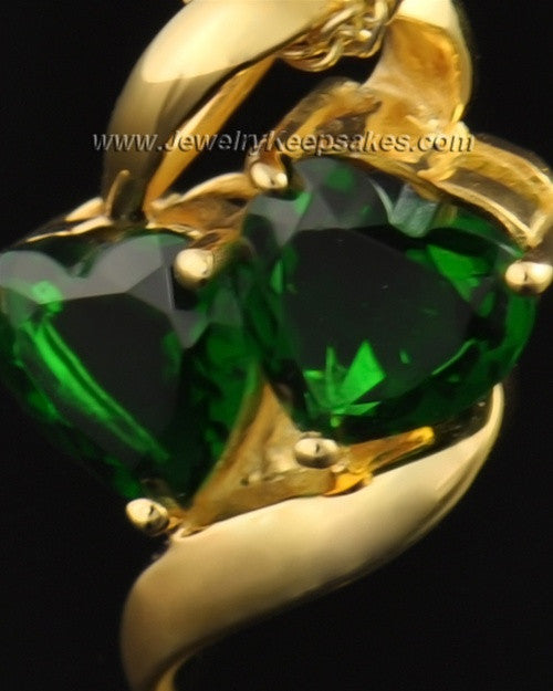 Gold Plated Envious Cremation Necklace