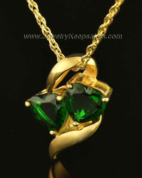 14k Gold Envious Cremation Necklace