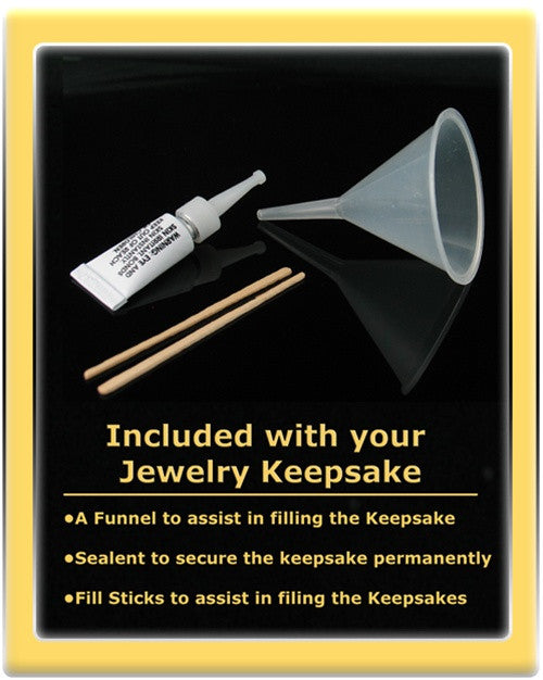 Gold Plated Hearts Desire Cremation Necklace