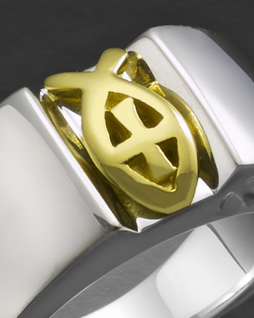 Men's Silver Devout Ring for Ashes